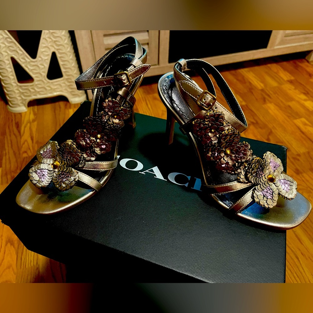 Authentic Coach high heel pump dress shoe